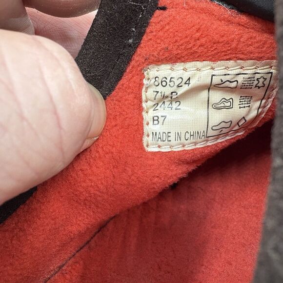 Lands' End Shoes Women Size 7.5 B Weatherfield Quilted Zip Brown Hiking 86524 G2 - Picture 2 of 9